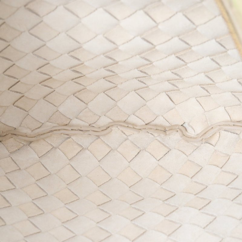 BOTTEGA VENETA 淡黃色羊皮金扣編織金球包單肩包肩背包-2