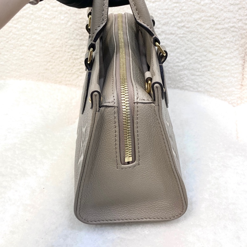 路易威登 LV 斑鳩灰牛皮 OnTheGo East West 橫版托特包 手提斜背包 通勤包 M23641-8