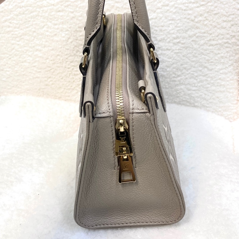 路易威登 LV 斑鳩灰牛皮 OnTheGo East West 橫版托特包 手提斜背包 通勤包 M23641-9
