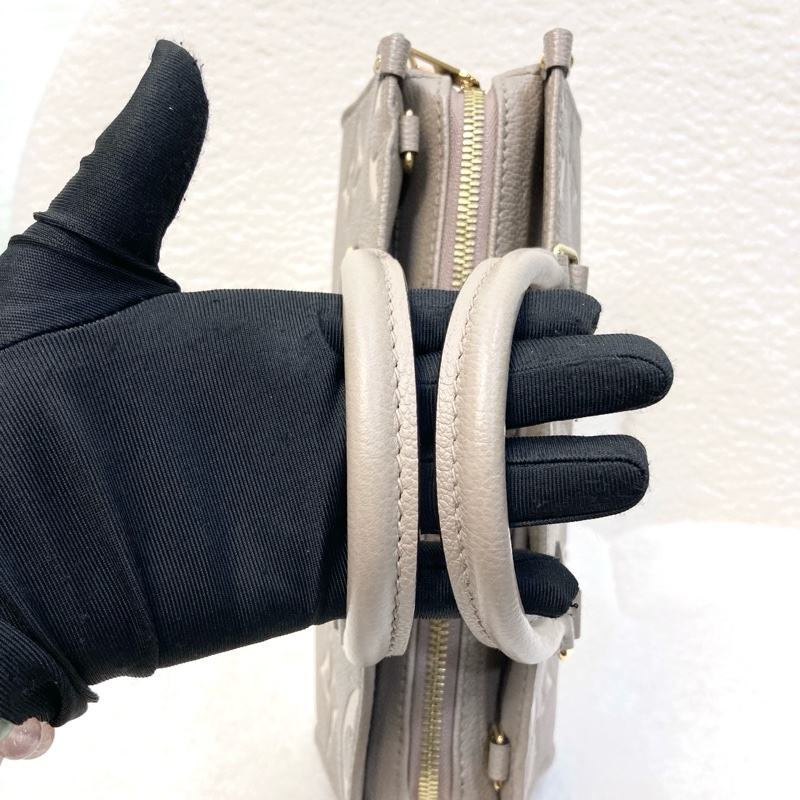 路易威登 LV 斑鳩灰牛皮 OnTheGo East West 橫版托特包 手提斜背包 通勤包 M23641-25