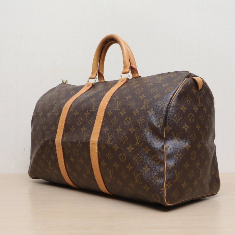 LOUIS VUITTON 老花PVC1994中古speedy50肩背包-3