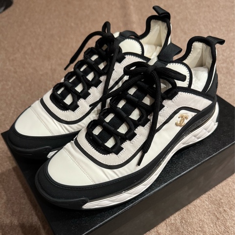 🇫🇷CHANEL✨稀有款經典熊貓撞色舒適款運動鞋✨