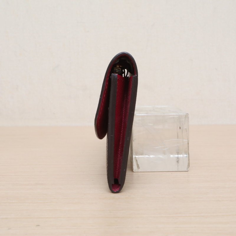 LOUIS VUITTON Emilie豆子錢夾老花PVC2016肩背包-3