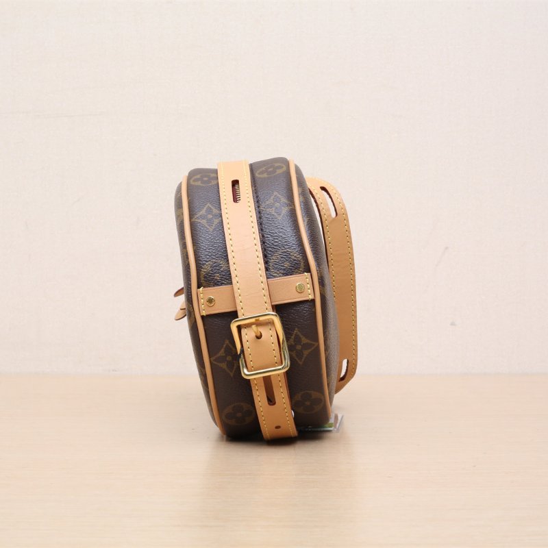 LOUIS VUITTON BOITECHAPEAUSOUPLE軟圓餅小號17老花PVC晶片肩背包-4