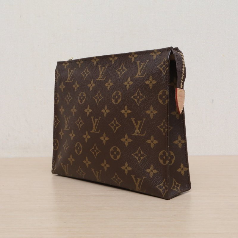 LOUIS VUITTON PocheToilette26號洗漱包老花PVC2020肩背包-2