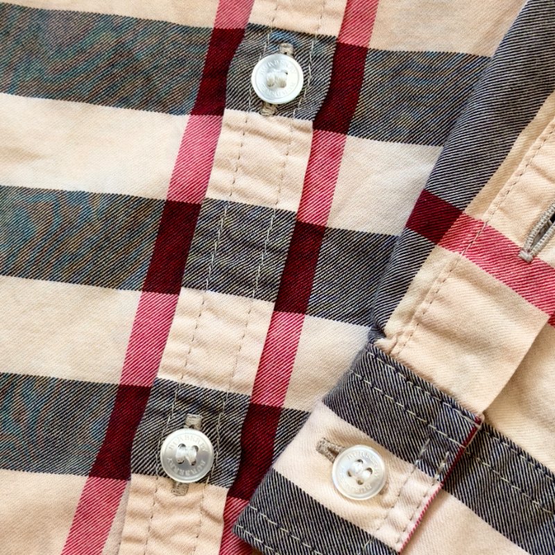 BURBERRY 格仔 童裝 襯衫-5