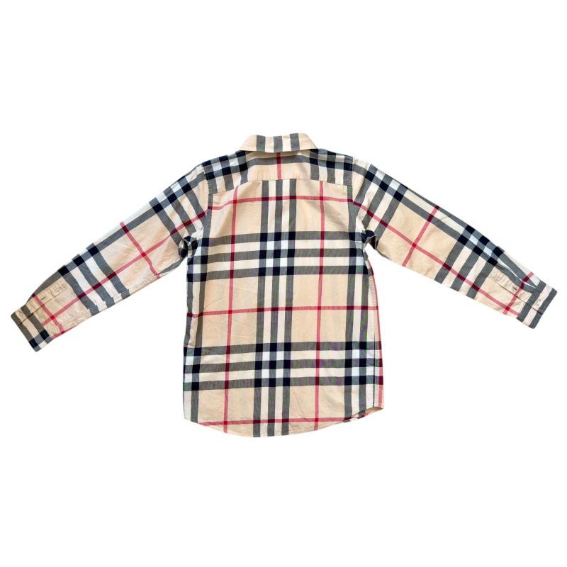 BURBERRY 格仔 童裝 襯衫-6