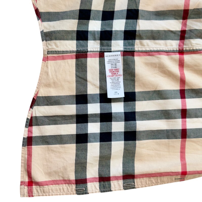 BURBERRY 格仔 童裝 襯衫-8