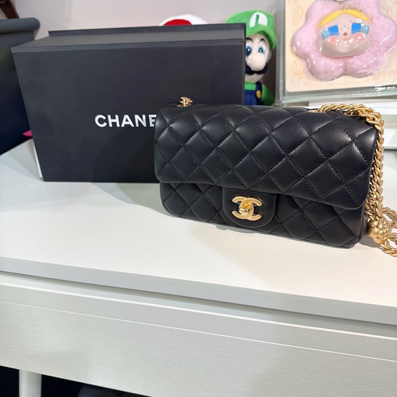 Chanel cf mini 山茶花調節扣-5