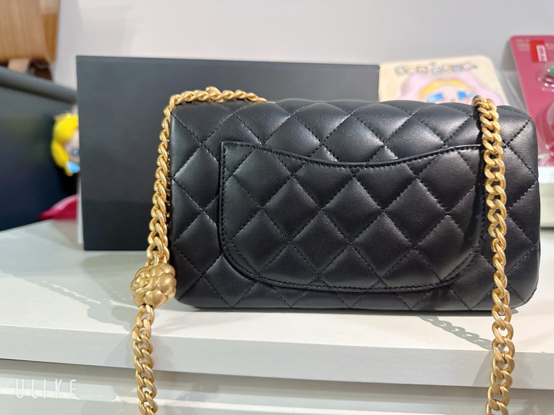 Chanel cf mini 山茶花調節扣-6