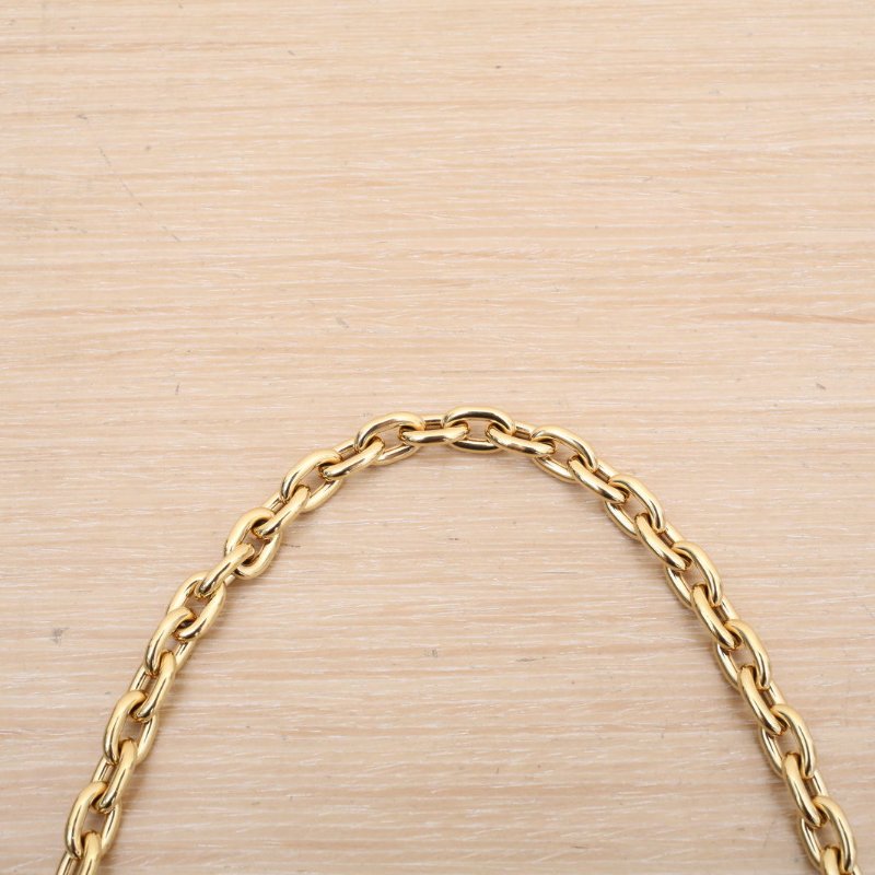 LOUIS VUITTON IVY鏈條腋下包老花PVC金扣晶片肩背包-2