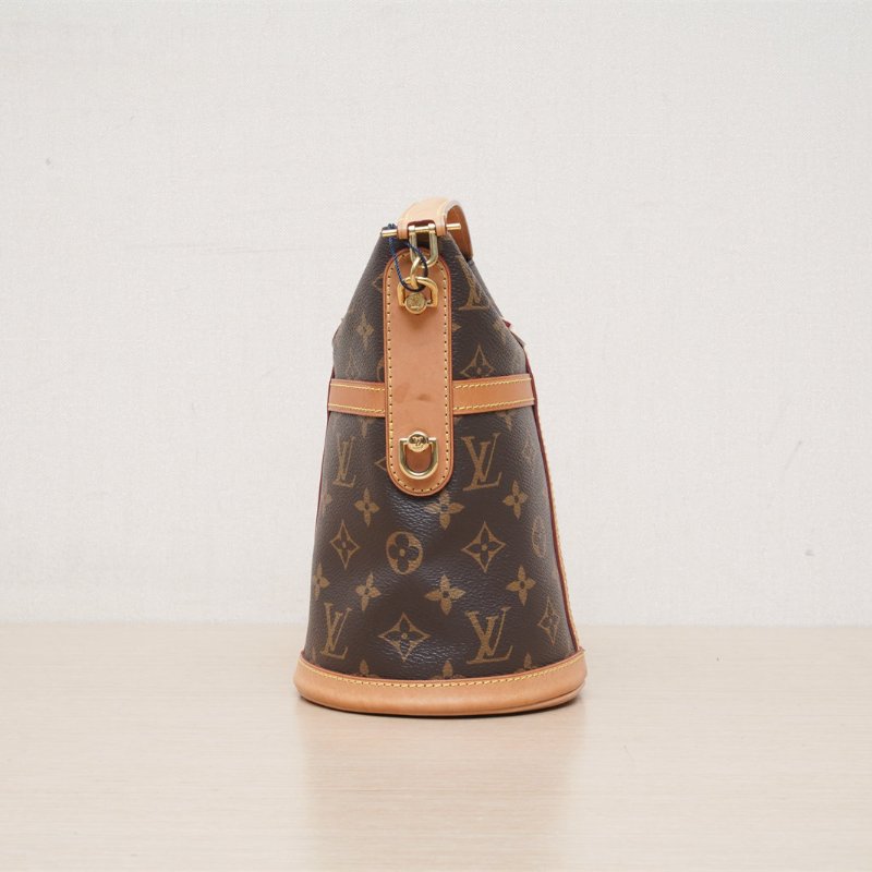 LOUIS VUITTON DUFFLE薯條包老花PVC金扣2019肩背包-4