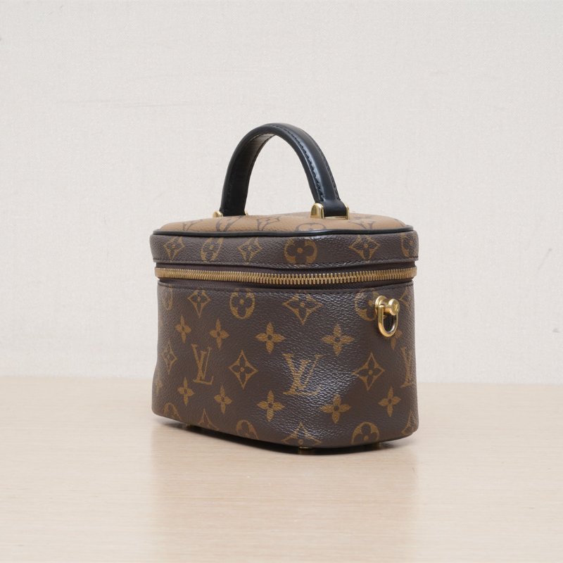 LOUIS VUITTON Vanity化妝包小號19老花PVC金扣2020肩背包-4