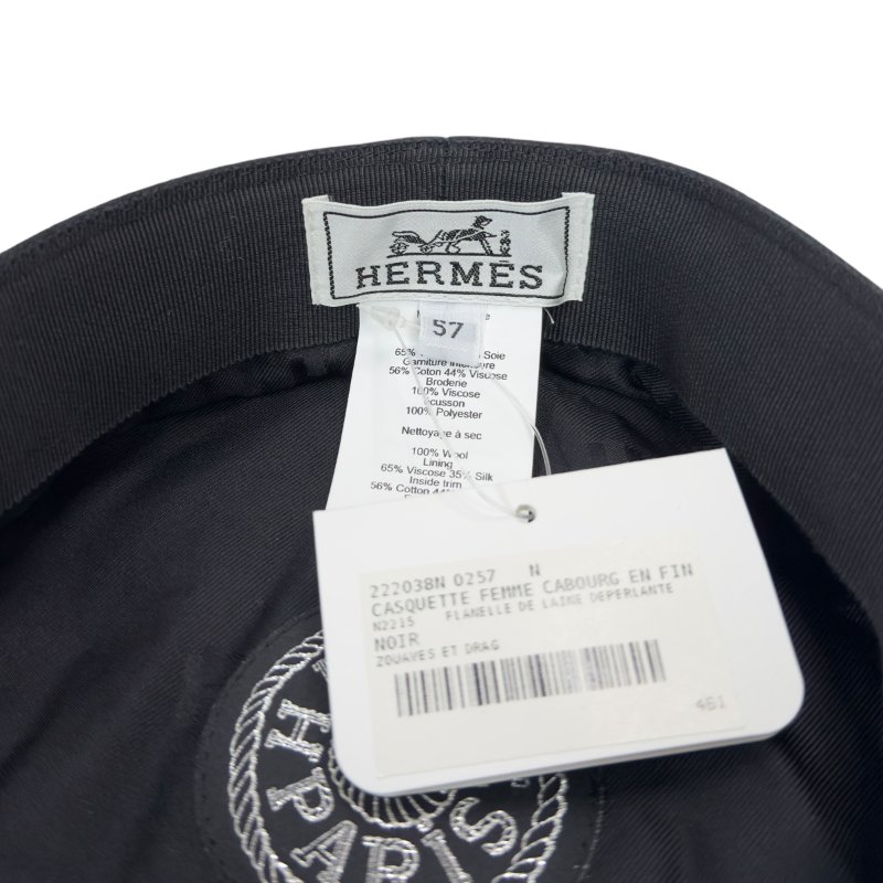 HERMES Casquette Femme Cabourg 報童帽-11