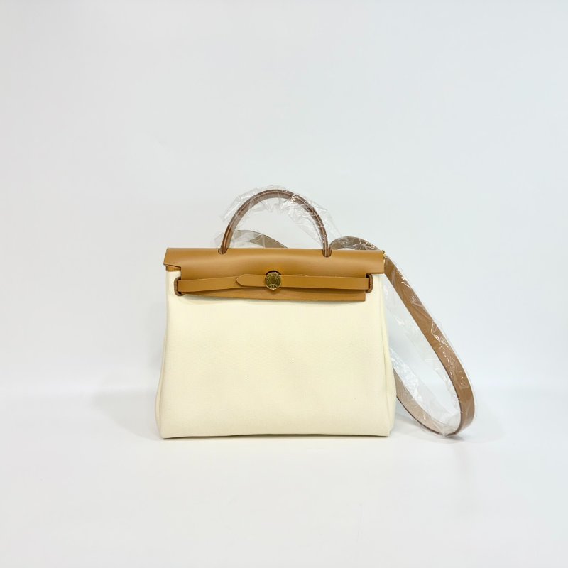 HermesY1香草拚25沙子色Herbag31手提肩背H078971CCBW-1