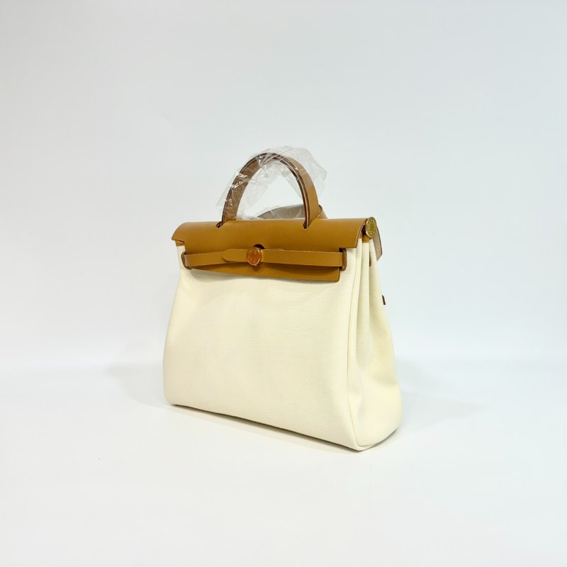 HermesY1香草拚25沙子色Herbag31手提肩背H078971CCBW-7