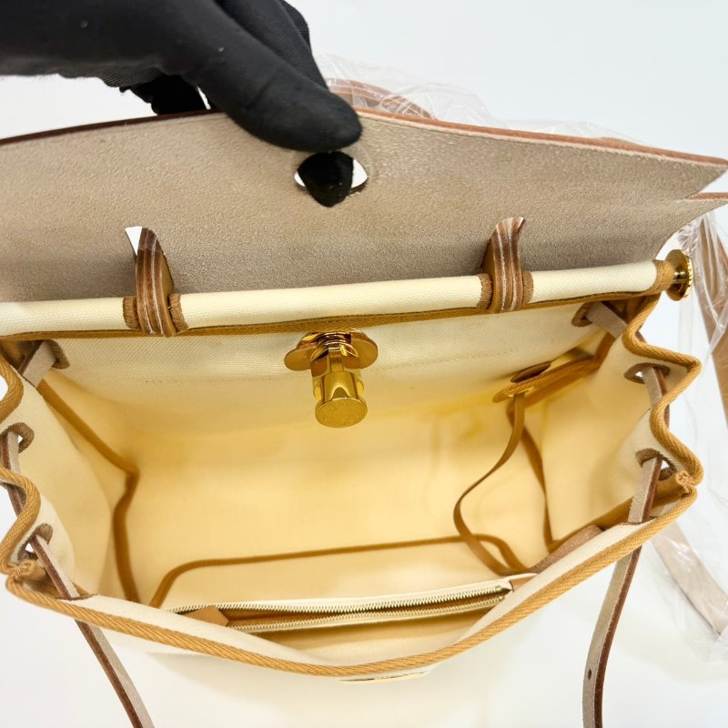 HermesY1香草拚25沙子色Herbag31手提肩背H078971CCBW-13