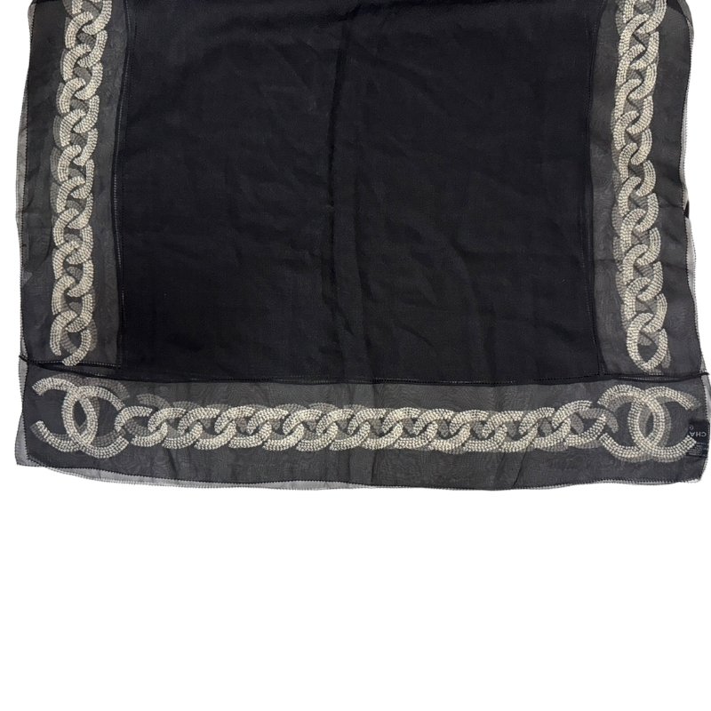 CHANEL CC 羊絨 圍巾-2