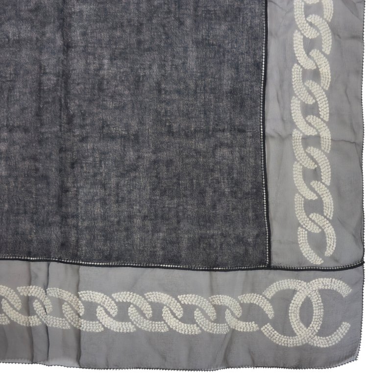 CHANEL CC 羊絨 圍巾-3