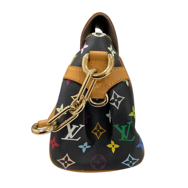 LOUIS VUITTON 路易威登 M40204 BEVERLY MM 黑三彩老花 PVC帆布 黑色 金釦-3