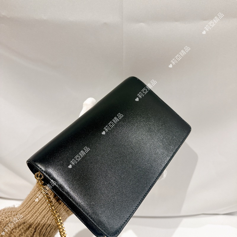 莉亞精品♡ Celine 黑金woc鏈條包 全新閒置品-3