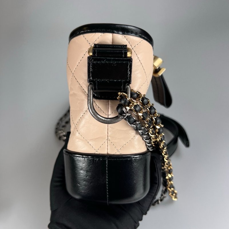 CHANEL 流浪包小號 膚色 25開-3