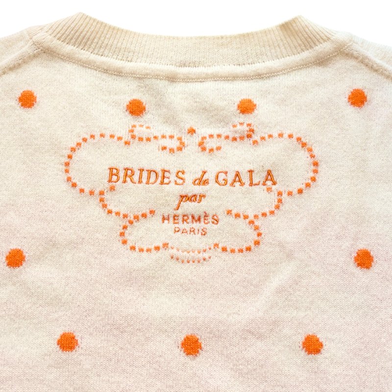 HERMES Brides de Gala 羊絨 短袖上衣-4