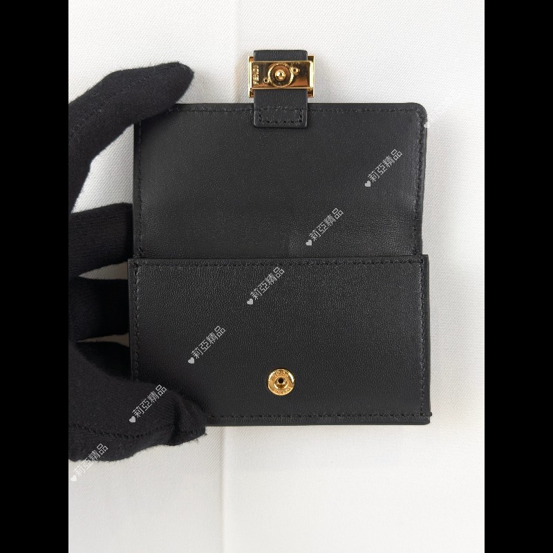 莉亞精品♡FENDI 翻蓋零錢卡片夾 近新閒置-12
