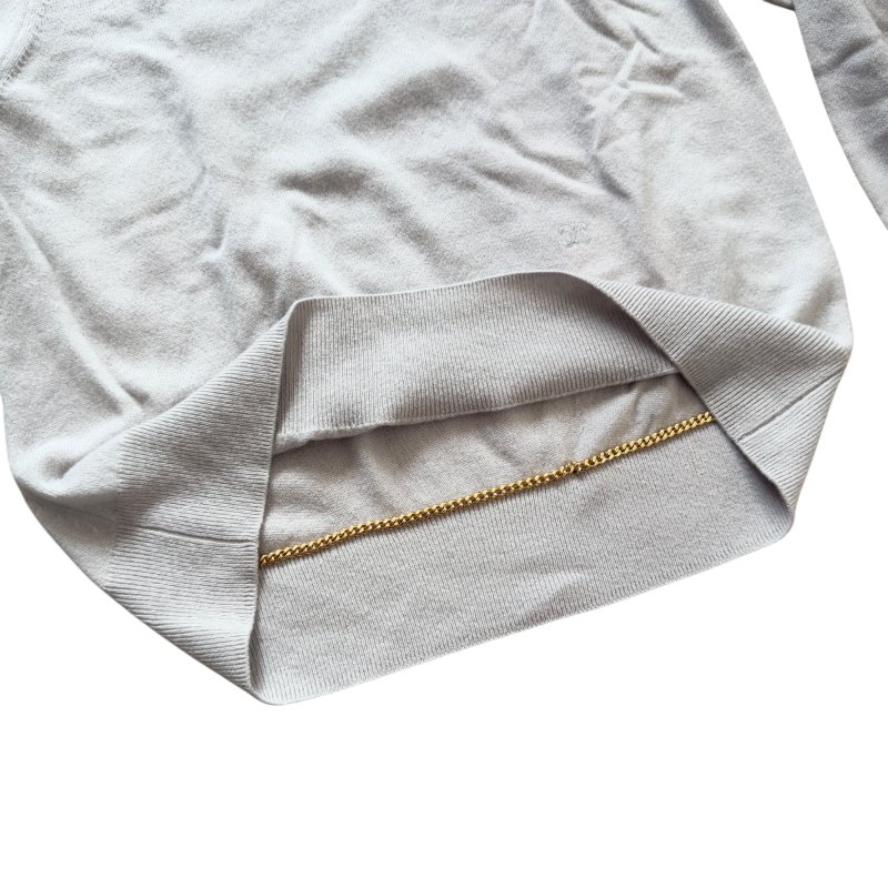 CELINE 凱旋門 純羊絨 長袖上衣-6