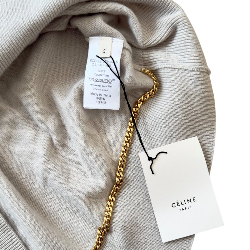 CELINE 凱旋門 純羊絨 長袖上衣-7