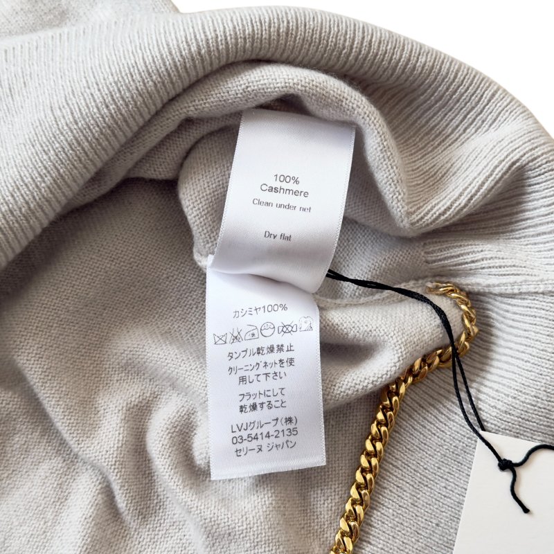 CELINE 凱旋門 純羊絨 長袖上衣-10