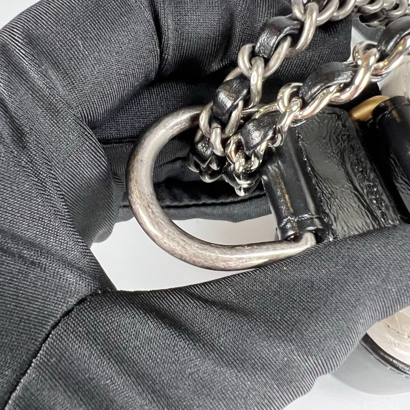 CHANEL 流浪包小號 黑白 A91810/25開-6