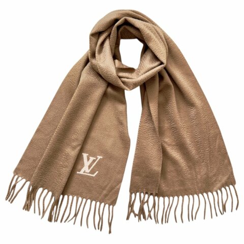 LOUIS VUITTON 純羊絨 圍巾