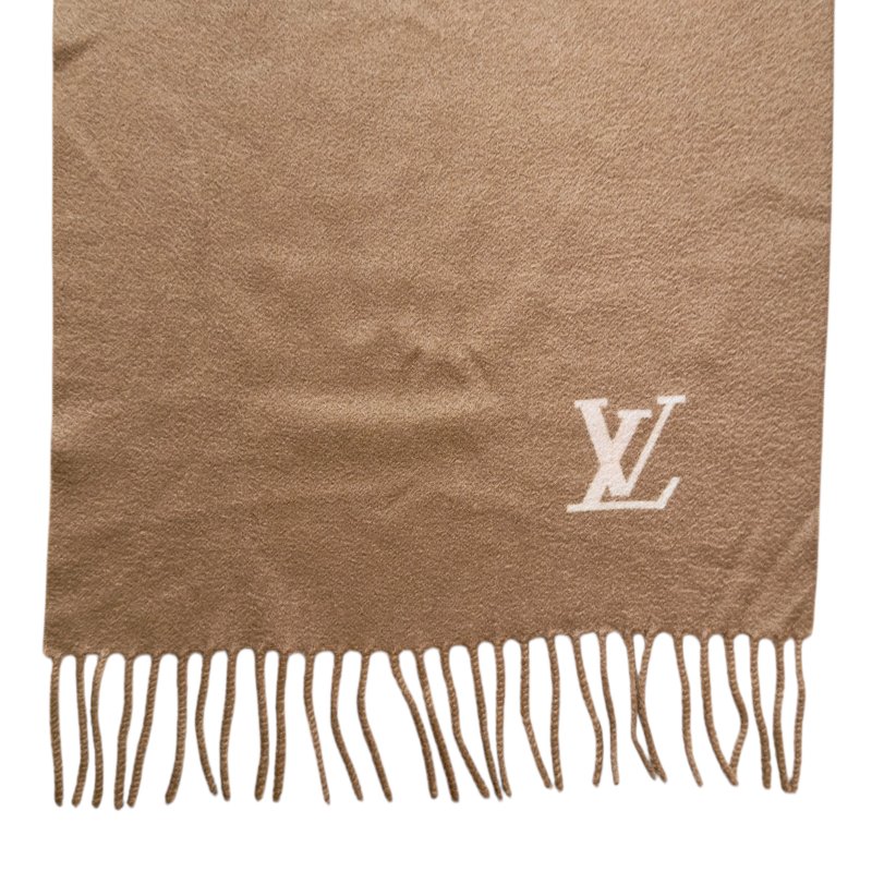 LOUIS VUITTON 純羊絨 圍巾-1