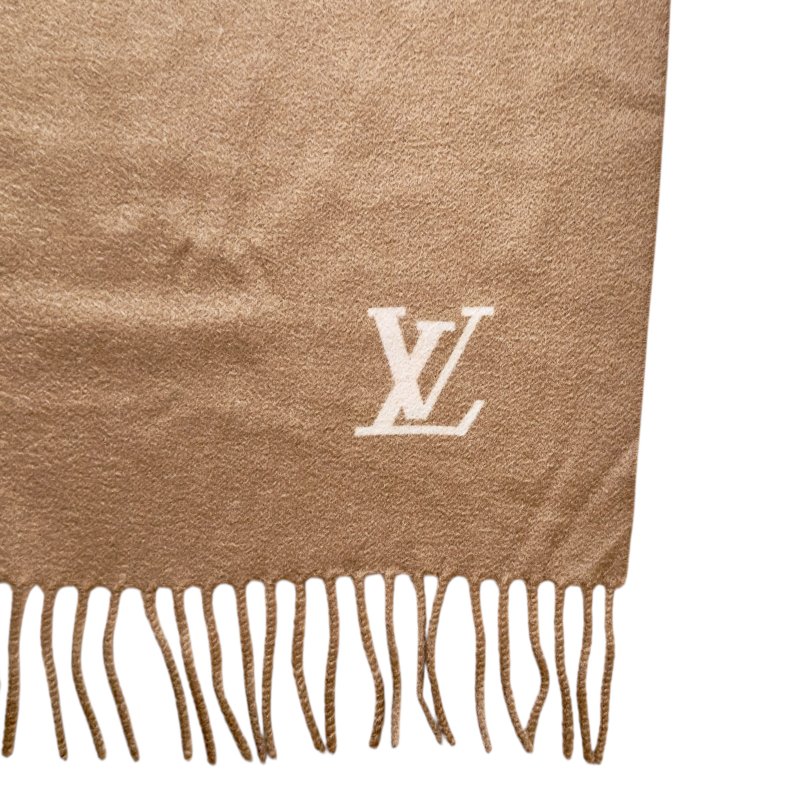 LOUIS VUITTON 純羊絨 圍巾-2