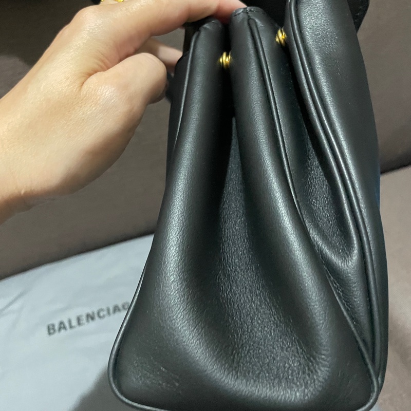 BALENCIAGA 巴黎世家 黑色牛皮 Rodeo Small 兩用包-2