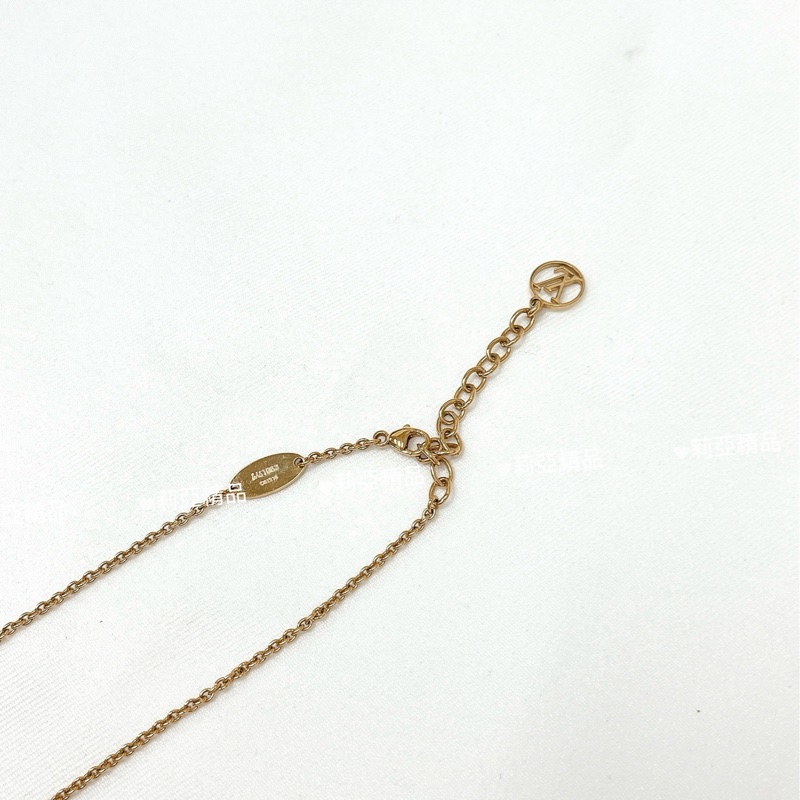 莉亞精品♡LV M61083 V字項鍊 二手-6