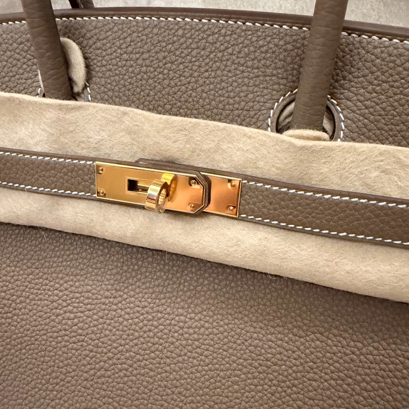 全新 K刻 愛馬仕 鉑金 大象灰 30-6