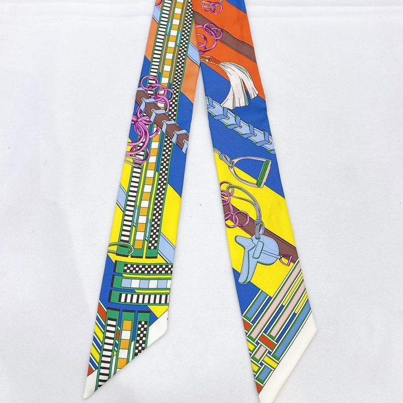 莉亞精品♡Hermes twilly 絲巾 小馬 二手-2