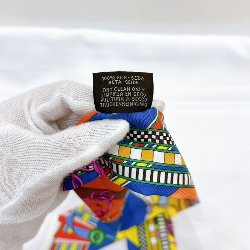 莉亞精品♡Hermes twilly 絲巾 小馬 二手-5