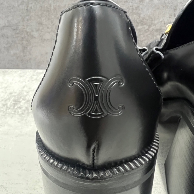 Celine新款高跟樂福鞋-7