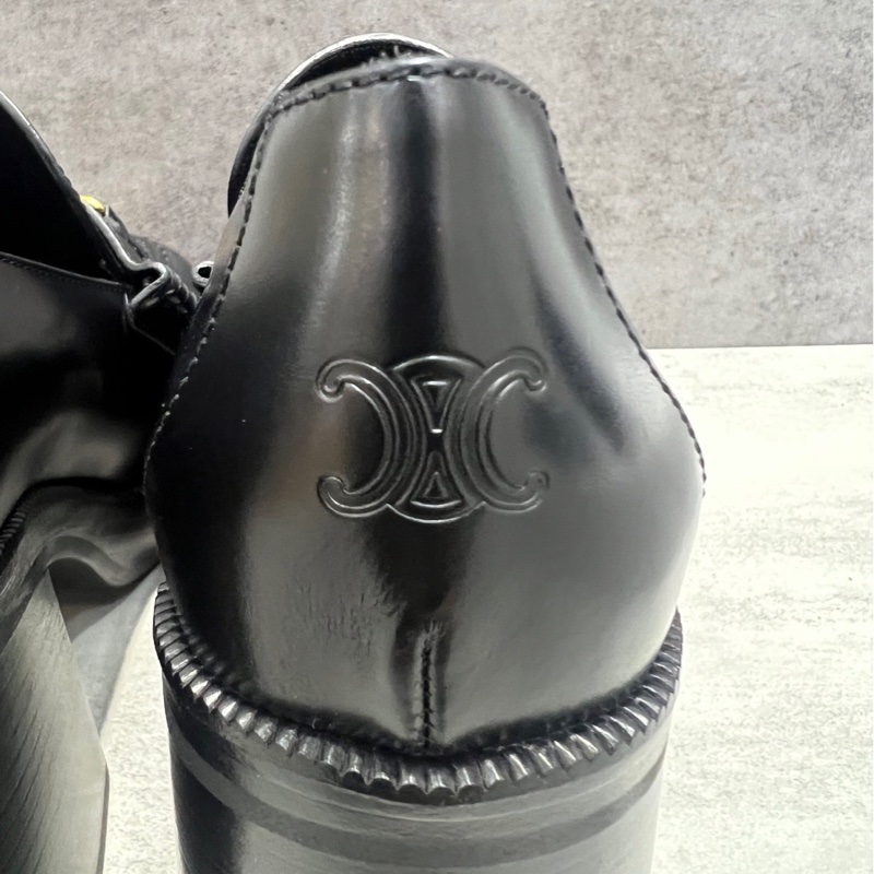 Celine新款高跟樂福鞋-8