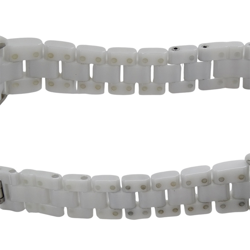 香奈兒女士腕錶 J12 日期石英 QZ 不鏽鋼錶殼搭配白色陶瓷機芯 (H0968) 拋光-6