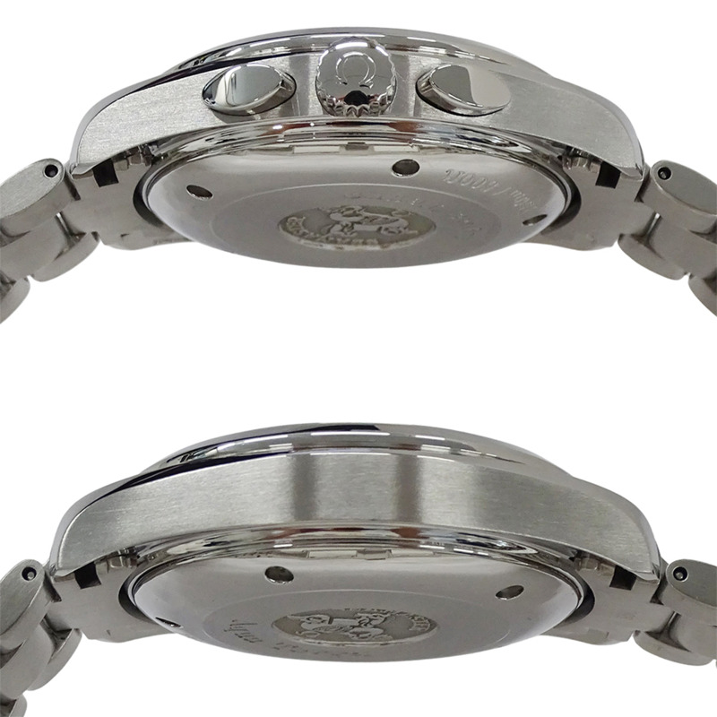 歐米茄海馬系列Aqua Terra Railmaster 2512.52男士計時自動腕錶,精鋼錶殼,銀色和黑色拋光錶殼-2