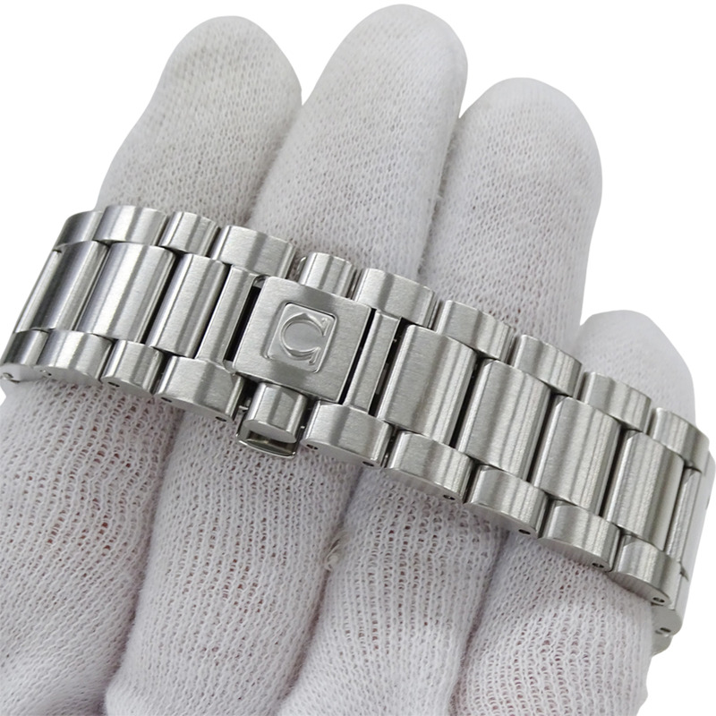 歐米茄海馬系列Aqua Terra Railmaster 2512.52男士計時自動腕錶,精鋼錶殼,銀色和黑色拋光錶殼-5