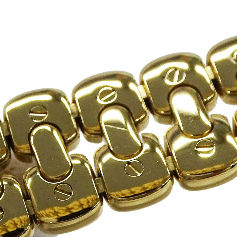 Tiffany & Co.) 女士 Tisoro 鑽石石英腕錶，QZ 750YG，18K 純金，拋光，L0133-10