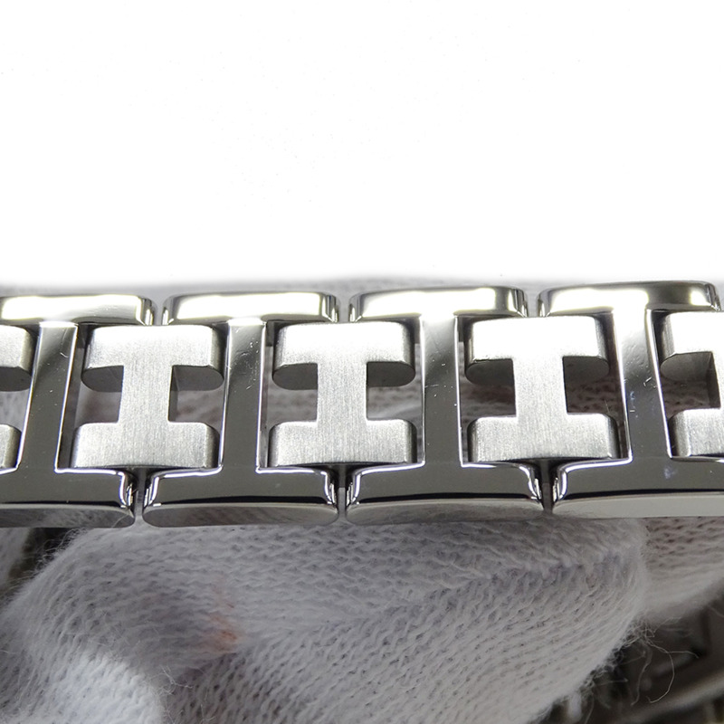 愛馬仕 Rally 石英 QZ 不鏽鋼腕錶,RA1.210,銀灰色,拋光-9