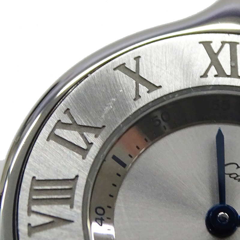 卡地亞 Must 21 Vantianne SM 女士石英腕錶,不鏽鋼材質,型號 W10109T2,1340 銀色,拋光處理-10