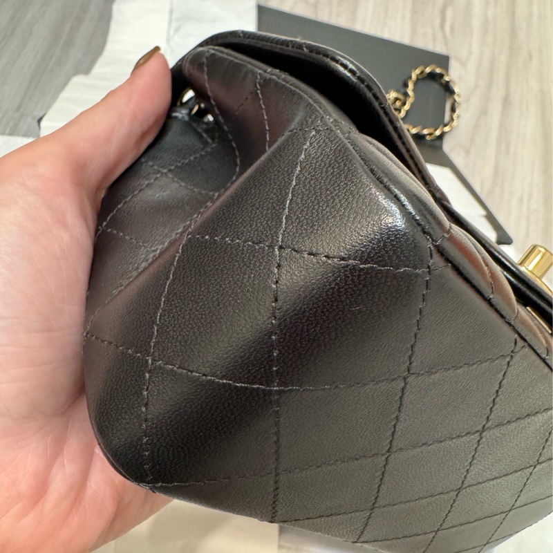 2024年台灣專櫃購買經典小羊皮方胖子,購買後完全捨不得用-4