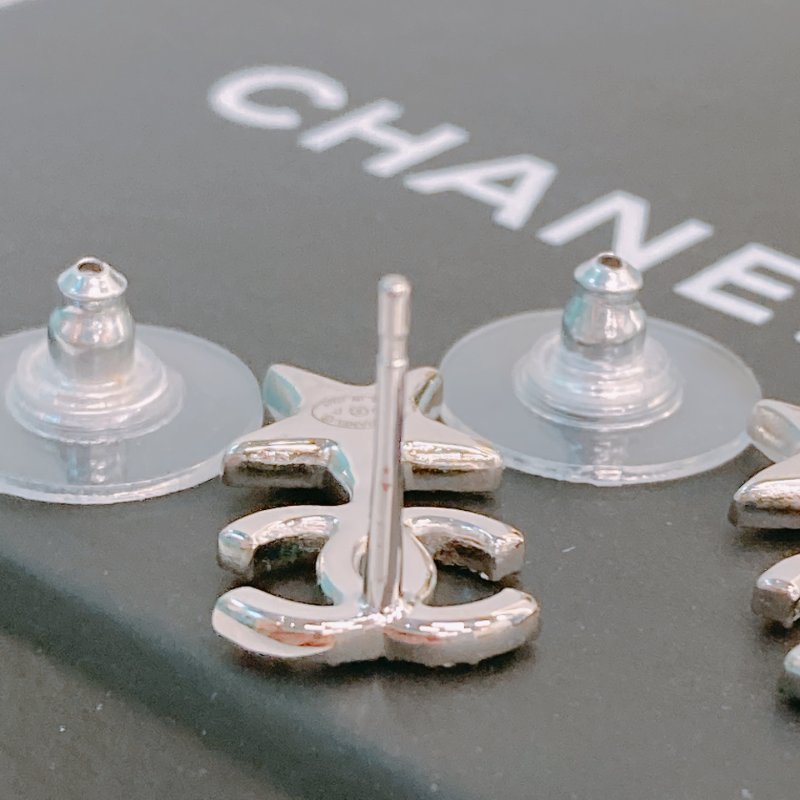 MS0383 Chanel 香奈兒 星星 水鑽 耳環 Star With CC Logo Earrings Crystal x PHW-4